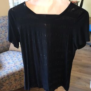 St. John’s Tee slight sparkle in front. M